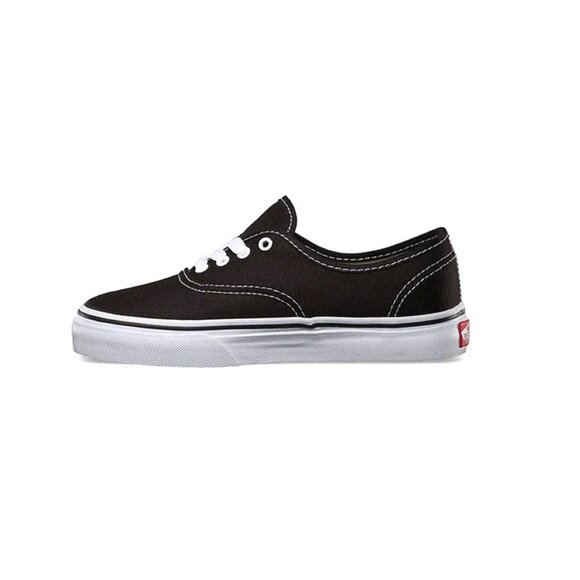 Vans Authentic Black/True White Kid's Size 4 Sneaker - Picture 3 of 4